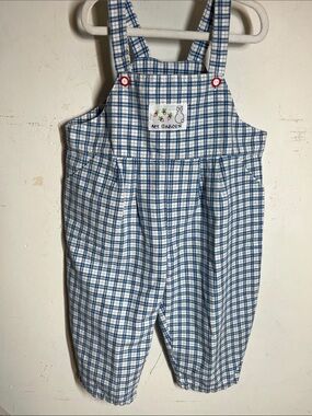 Vintage Toddler Overalls Sweet Potatoes USA Made